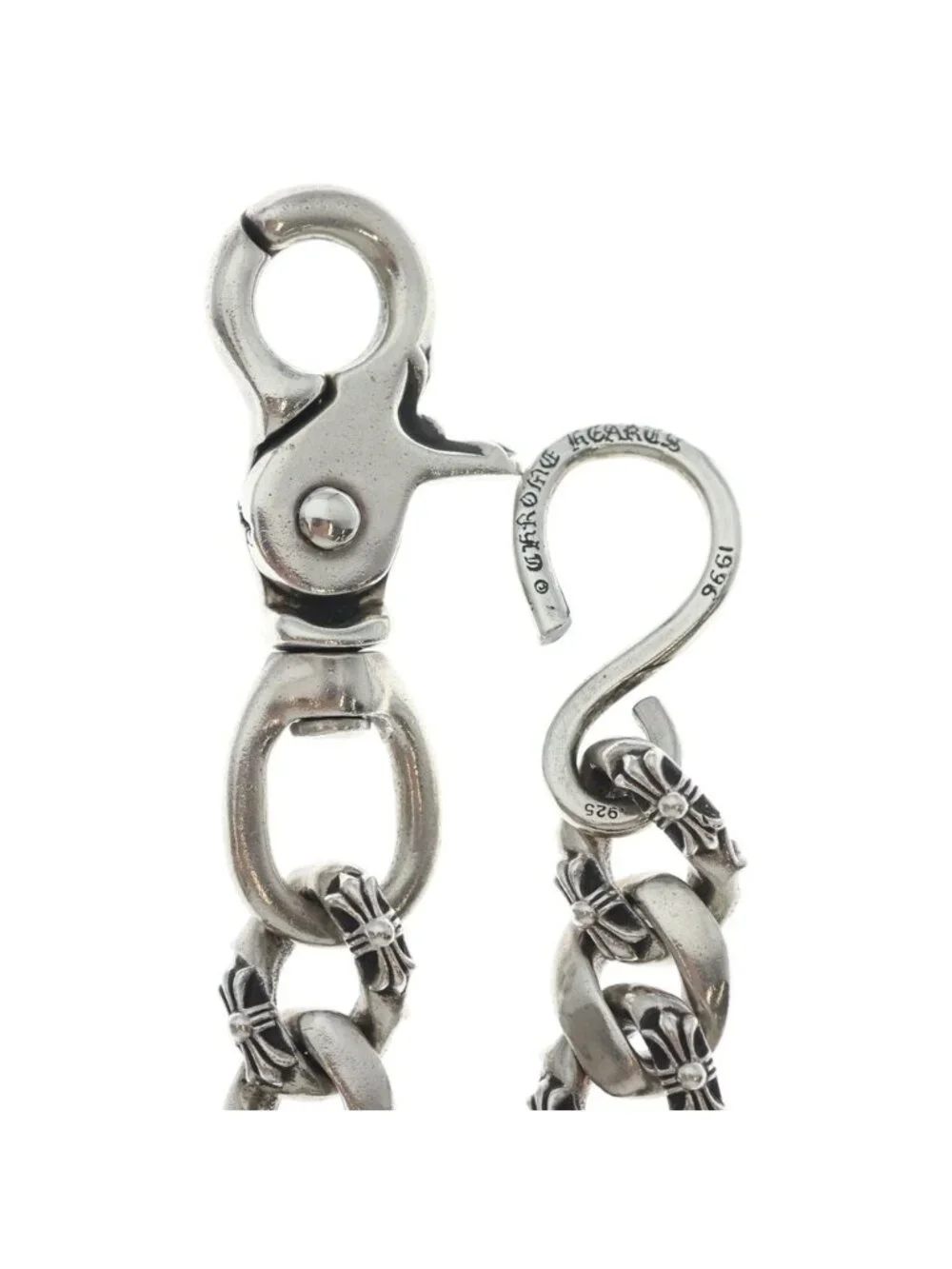Chrome Hearts Short Fancy Bracelet Silver